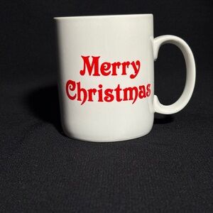 White Merry Christmas Mug